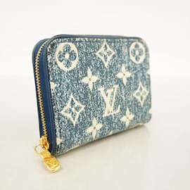 Louis Vuitton-Louis Vuitton Monogram Jacquard Denim Zipper Purse-Other