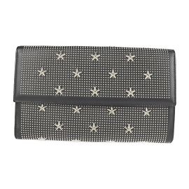Clutch in pelle nera Jimmy Choo Nero