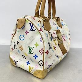 Louis Vuitton-Louis Vuitton Monogram Multicolor Speedy 30 Handbag-White