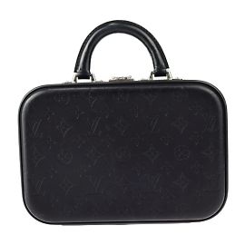 Sac à main Louis Vuitton Valisette PM Monogram Glace Noir