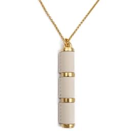 Hermès-Hermes Charnier GM Necklace-White,Golden