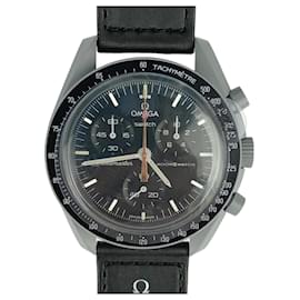 Omega-OMEGA x SWATCH Mission to the Moon Limited Edition Watch-Black