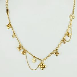 Louis Vuitton-Louis Vuitton Collier Blooming Necklace-Golden