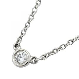 Tiffany & Co-Tiffany Necklace by the Yard in Platinum with Diamond-Other