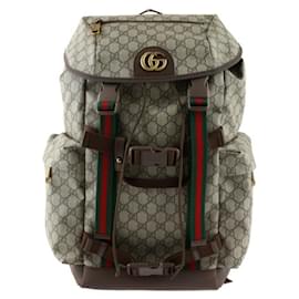 Gucci-Gucci GG Marmont Skateboard Backpack-Brown