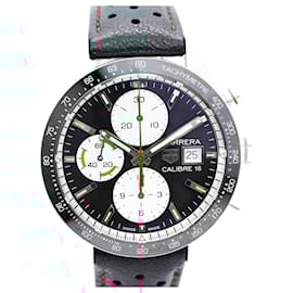 Tag Heuer-TAG Heuer Carrera CV201AP0 Black Dial Men's Watch-Other