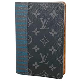Louis Vuitton-Étui à cartes Monogram Eclipse Louis Vuitton-Noir