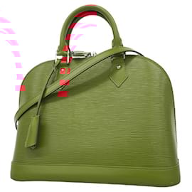 Louis Vuitton-Louis Vuitton Epi Alma Handbag-Red