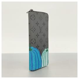 Louis Vuitton-Portefeuille Long Louis Vuitton Monogram Eclipse Inversé-Marron,Multicolore