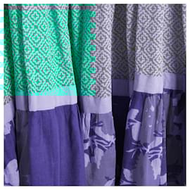 Yvonne S-Yvonne S 2020 Maxi Dress FR36 Size S Oversized Wind cotton voile dress UK8 US6-Green