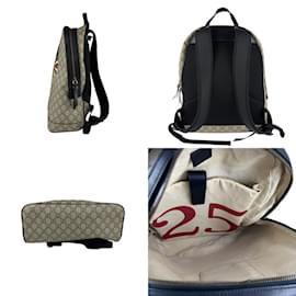 Gucci-Gucci Angry Cat Backpack-Brown,Multiple colors