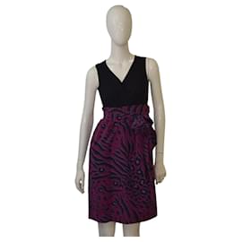 Dkny-Dresses-Black,Fuschia