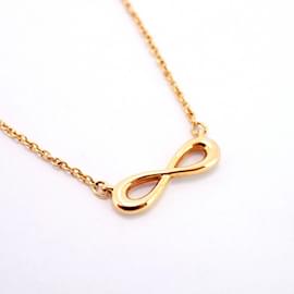 Tiffany & Co-Tiffany Infinity Necklace in 18K Pink Gold-Other