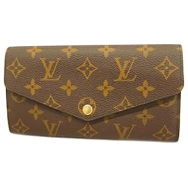 Louis Vuitton-Louis Vuitton Long Wallet Monogram Portefeuille Sarah M60531-Brown