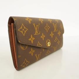 Louis Vuitton-Louis Vuitton Long Wallet Monogram Portefeuille Sarah M60531-Brown