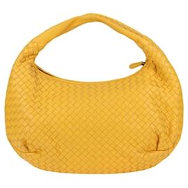 Autre Marque-BOTTEGA VENETA INTRECCIATO Hobo Bag Leather Yellow 232499 Auth yk18233AM-Yellow
