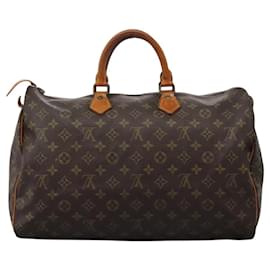 Louis Vuitton-LOUIS VUITTON Monogram Speedy 40 Hand Bag M41522 LV Auth 122459-Monogram