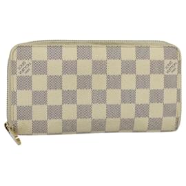 Louis Vuitton-LOUIS VUITTON Damier Azur Zippy Wallet Long Wallet N60019 LV Auth 125134-Other