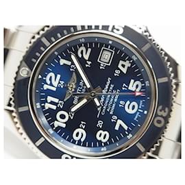 Breitling-BREITLING SuperoceanII 42 blue Bracelet Specification Ref. A17365D1/C915 Mens-Silvery