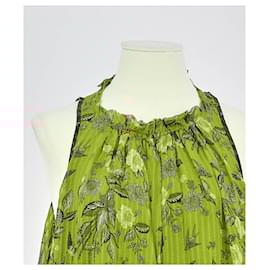 Isabel Marant-Silk dress-Orange