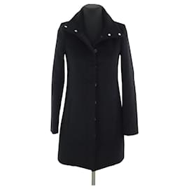 Patrizia Pepe black wool coat Black