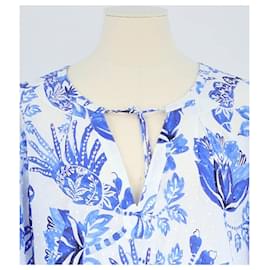 Farm Rio-Cotton dress-Blue