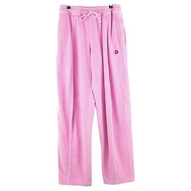Alexander Wang Calças de esporte de algodão rosa Rosa
