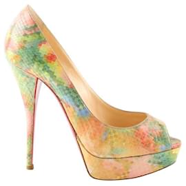 Christian Louboutin-Leather heels-Multiple colors