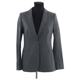 Max Mara Grau Leinen Blazer Grau