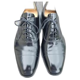 Prada-Richelieu Prada black leather 9/5 43.5 condition like new-Black