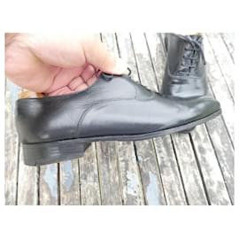 JM Weston-richelieu jm weston chevreau noir vintage 5/5 C   39-Black
