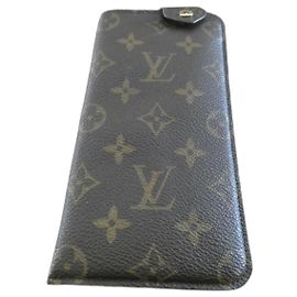 Louis Vuitton glasses case Brown