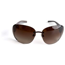 Chanel Óculos de sol em acetato Camelia Shield roxos Roxo