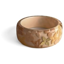 Louis Vuitton Inclusion MM Resin Bangle Beige Beige