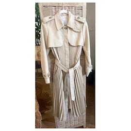 Sandro-Pleated trench Sandro-Beige