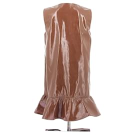 Baum und Pferdgarten-Robe en vinyle-Brown