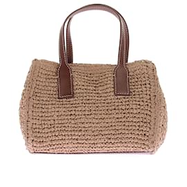 J.Crew Sac à main en paille "Palma" Camel