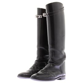 Hermès Botas pretas "Jumping" Preto