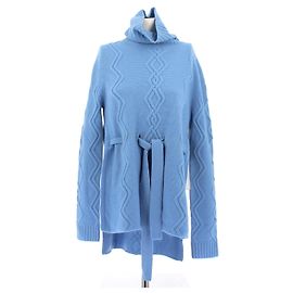 Autre Marque Pull en cachemire bleu Blue