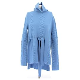 Autre Marque-Pull en cachemire bleu-Blue