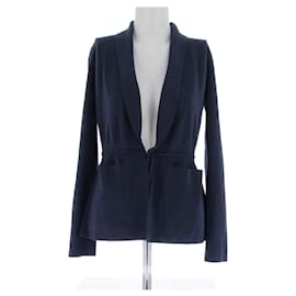 Loro Piana-Cashmere cardigan-Navy blue