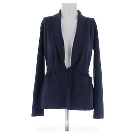 Loro Piana Cardigan en cachemire Bleu Marine