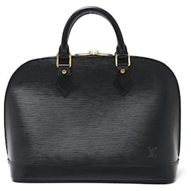 Louis Vuitton-Louis Vuitton Alma Epi Leather Handbag-Black