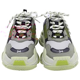 Balenciaga-Balenciaga Triple S Sneakers in Multicolor Polyester-Multiple colors