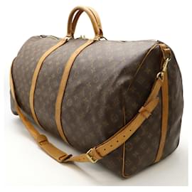 Louis Vuitton-Sac 2 en 1 Keepall Bandoulière Monogram Louis Vuitton-Marron