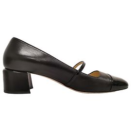 Jimmy Choo Elisa 45 Décolleté in Pelle Nera Nero