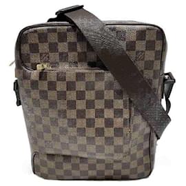 Louis Vuitton-Sac à épaule Olav MM Damier Louis Vuitton-Marron