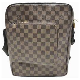 Louis Vuitton-Sac à épaule Olav MM Damier Louis Vuitton-Marron