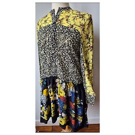 Vestido corto estampado, talla 1, Sandro Otro