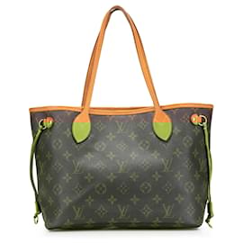 Louis Vuitton-Louis Vuitton Brown Monogram Neverfull PM-Brown